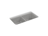 KOHLER K-8199 Cairn 33-1/2" undermount double-bowl kitchen sink