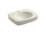 KOHLER K-2340-1-96 Bancroft pedestal bathroom sink basin with single faucet hole