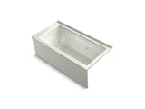 KOHLER K-1947-RA Archer 60" x 30" alcove whirlpool bath with integral flange and right-hand drain