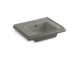 KOHLER K-2757-1-K4 Tresham 24" pedestal bathroom sink basin with single faucet hole