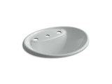 KOHLER K-2839-8 Tides Drop-in bathroom sink with 8" widespread faucet holes
