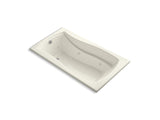 KOHLER K-1224-W1 Mariposa 66" x 35-7/8" drop-in whirlpool bath with Bask heated surface and end drain