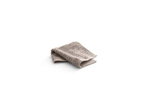 KOHLER 31509-TA-0 Turkish Bath Linens Washcloth With Tatami Weave, 13" X 13" in White