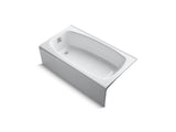 KOHLER K-519-0 Dynametric 60" x 32" alcove bath with left-hand drain