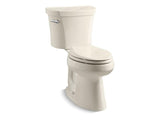 KOHLER 3949-47 Highline Comfort Height Two-Piece Elongated 1.28 Gpf Chair Height Toilet With 14" Rough-In in Almond
