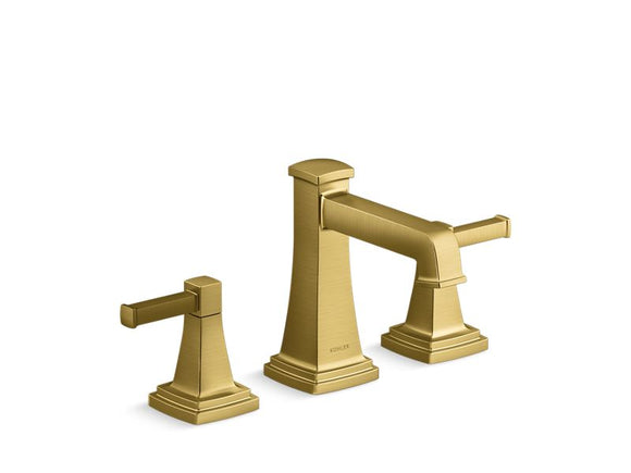 KOHLER K-27399-4N Riff Widespread bathroom sink faucet, 0.5 gpm