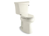 KOHLER 3889-RZ-96 Highline Comfort Height Two-Piece Elongated 1.28 Gpf Chair Height Toilet With Right-Hand Trip Lever, Tank Cover Locks, Insulated Tank And 10" Rough-In in Biscuit