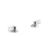 KOHLER K-77990-4 Components Deck-mount bath faucet handles with Lever design