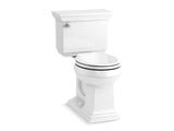 KOHLER 33815 Memoirs Stately ContinuousClean ST two-piece round-front toilet, 1.28 gpf