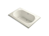 KOHLER K-1170-VBW-96 Memoirs 66" x 42" drop-in VibrAcoustic bath with Bask heated surface and reversible drain