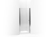 KOHLER 702400-L-SH Fluence Pivot Shower Door, 65-1/2" H X 28-3/4 - 30-1/4" W, With 1/4" Thick Crystal Clear Glass in Bright Silver