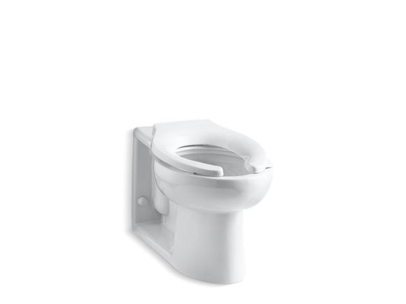 KOHLER K-4396 Anglesey Floor-mount rear spud flushometer bowl