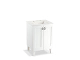 KOHLER K-99526-LG-1WA Poplin 24" bathroom vanity cabinet with legs and 2 doors