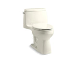 KOHLER K-3811 Santa Rosa One-piece compact elongated 1.6 gpf chair height toilet with slow-close seat