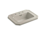 KOHLER K-2325-8-G9 Kathryn Drop-in bathroom sink with 8" widespread faucet holes