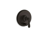 KOHLER K-T72768-9M Artifacts Rite-Temp pressure-balancing valve trim with push-button diverter and swing lever handle