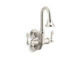 KOHLER K-730T70-4AJR Triton Bowe Cannock 1.2 gpm bathroom sink faucet with 3-11/16" gooseneck spout and lever handles, drain not included
