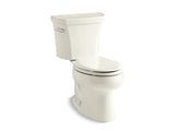 KOHLER 3998-U-96 Wellworth Two-Piece Elongated 1.28 Gpf Toilet With Insulated Tank in Biscuit