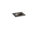 KOHLER K-2791-1 Ceramic/Impressions 25" oval vanity-top bathroom sink with single faucet hole
