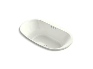 KOHLER K-5718-VBW Underscore 71-1/2" x 41-9/16" drop-in VibrAcoustic bath with Bask heated surface