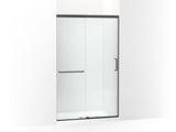 KOHLER K-707613-8L Elate Tall Sliding shower door, 75-1/2" H x 44-1/4 - 47-5/8" W, with heavy 5/16" thick Crystal Clear glass