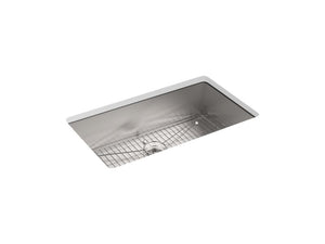 KOHLER K-3821-4 Vault 33" top-/undermount single-bowl kitchen sink