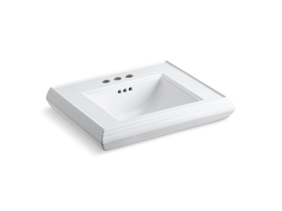 KOHLER K-2239-4 Memoirs Pedestal/console table bathroom sink basin with 4