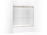 KOHLER K-706005-D3 Levity Sliding bath door, 59-3/4" H x 54 - 57" W, with 1/4" thick Frosted glass