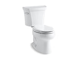 KOHLER 3998-0 Wellworth Two-Piece Elongated 1.28 Gpf Toilet in White