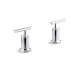 KOHLER K-T14429-4 Purist Deck- or wall-mount bath faucet handle trim with lever design