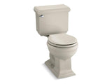 KOHLER 3986-G9 Memoirs Classic Comfort Height Two-Piece Round-Front 1.28 Gpf Chair Height Toilet in Sandbar