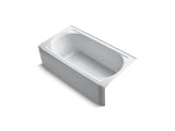 KOHLER K-724-GBN Memoirs 60" x 33-3/4" alcove BubbleMassage air bath with Vibrant Brushed Nickel airjet color finish and right-hand drain