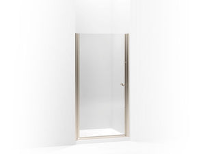 KOHLER K-702404-L Fluence Pivot shower door, 65-1/2" H x 31-1/4 - 32-3/4" W, with 1/4" thick Crystal Clear glass