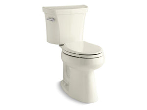 KOHLER 3889-96 Highline Comfort Height Two-Piece Elongated 1.28 Gpf Chair Height Toilet With 10" Rough-In in Biscuit