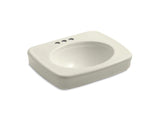 KOHLER K-2340-4-96 Bancroft pedestal bathroom sink basin with 4" centerset faucet holes