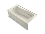 KOHLER K-1259-LAW Mariposa 72" x 36" alcove bath with Bask heated surface, integral apron, integral flange, and left-hand drain