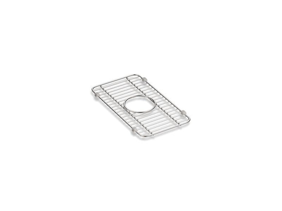 KOHLER K-5139 Iron/Tones Stainless steel small sink rack, 8-1/4