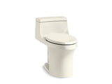 KOHLER K-5172-RA San Souci One-piece compact elongated 1.28 gpf chair height toilet with right-hand trip lever, and Quiet-Close seat