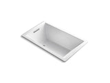 KOHLER K-1849-VBW Underscore 60" x 36" drop-in VibrAcoustic bath with Bask heated surface