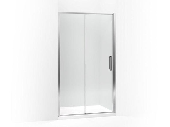 KOHLER 706102-L-SHP Torsion Frameless Sliding Shower Door, 76-7/8