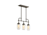 KOHLER 22658-CH03-BZL Artifacts Three-Light Linear in Oil Rubbed Bronze