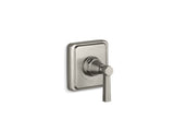 KOHLER K-T13174-4B Pinstripe Valve trim with lever handle for volume control valve, requires valve