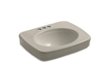 KOHLER K-2340-4-G9 Bancroft pedestal bathroom sink basin with 4" centerset faucet holes