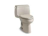 KOHLER K-3615-G9 Gabrielle Comfort Height One-piece compact elongated 1.28 gpf chair height toilet with slow close seat