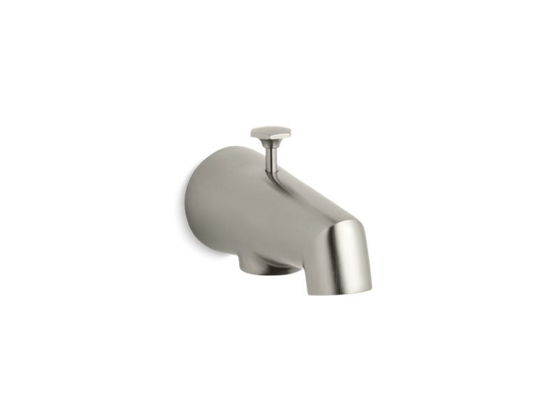 KOHLER Antique Standard Diverter Bath Spout in Vibrant Brushed Nickel