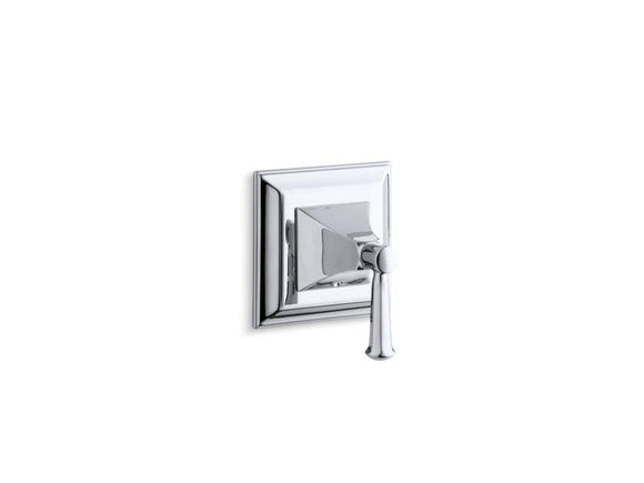 KOHLER T10424-4S-CP Memoirs Stately Valve Trim With Lever Handle For Transfer Valve, Requires Valve in Polished Chrome