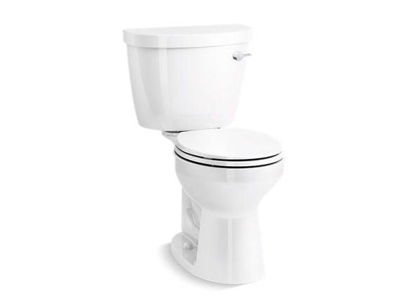 KOHLER K-31641-RA Cimarron Comfort Height two-piece round-front 1.28 gpf chair height toilet