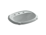 KOHLER K-2189-8-96 Portrait Drop-in bathroom sink with 8" widespread faucet holes