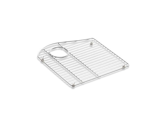 KOHLER K-6160-ST Lawnfield Stainless steel sink rack, 15-13/32