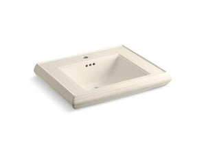 KOHLER K-2259-1-47 Memoirs pedestal/console table bathroom sink basin with single faucet-hole drilling